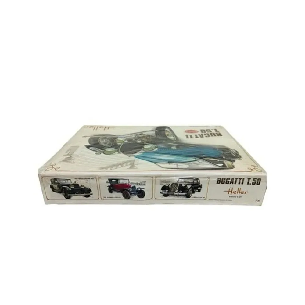 Vintage Heller Bugatti T.50 1:24 #706 Made In France NOS Factory Sealed‎ Read